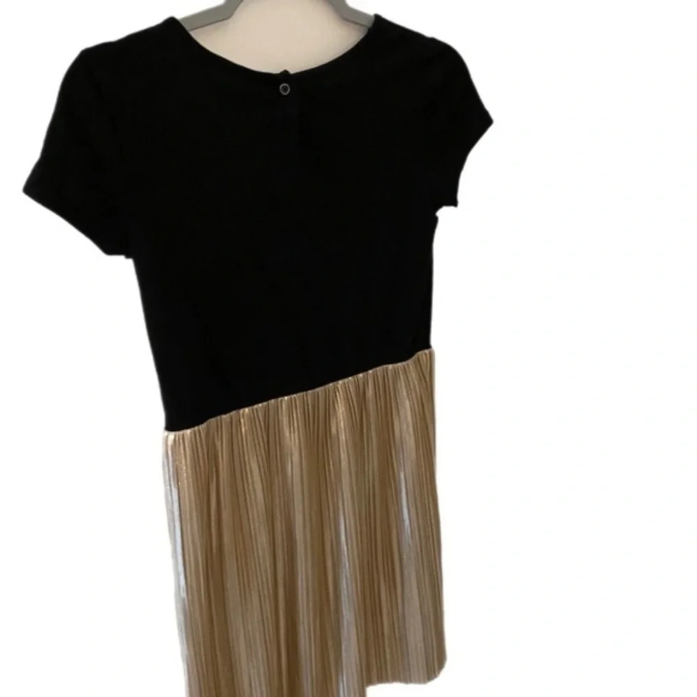 Gap Kids‎ black and gold dress short sleeve